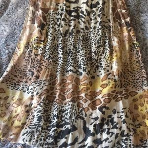 Brand new mixed animal print scarf